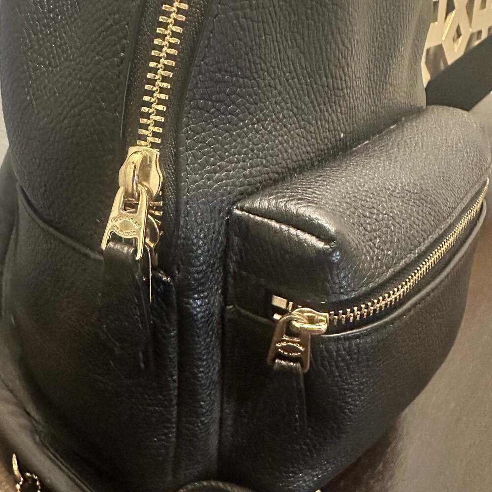 COACH Charlie Mini Backpack Pebble Leather Black F38263 - Picture 10 of 16